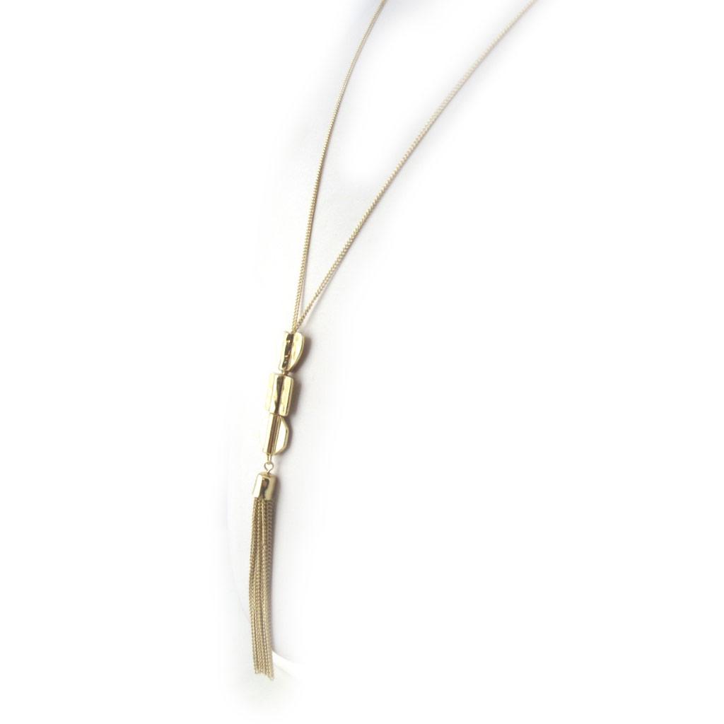 Les Trésors De Lily [N1131] - Antiqued Gold 'Kilimanjaro' Necklace