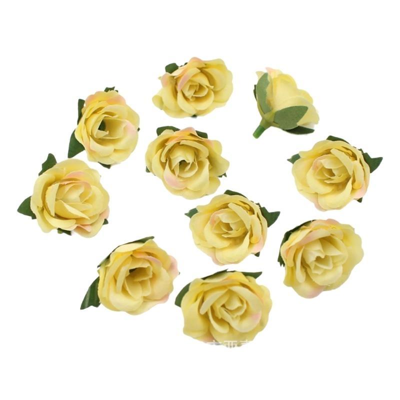 Rose Artificiali Retrò Premium Materiali per Artigianato all'Ingrosso Per Accessori per Capelli da Sposa Centrotavola Design