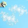 High-Grade Car Bone Lace Three-Dimensional Flower Embroidery Flower Decal Material Clothing Decoration Accessories Flower Piece