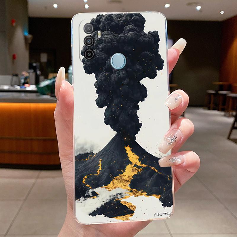 For OPPO A53S Case Oppo A53 Phone Case Oppo A33 A53 2020 A53S 4G Cute Cool Dragon Boys Girls Transparent Silicone TPU Back Cover