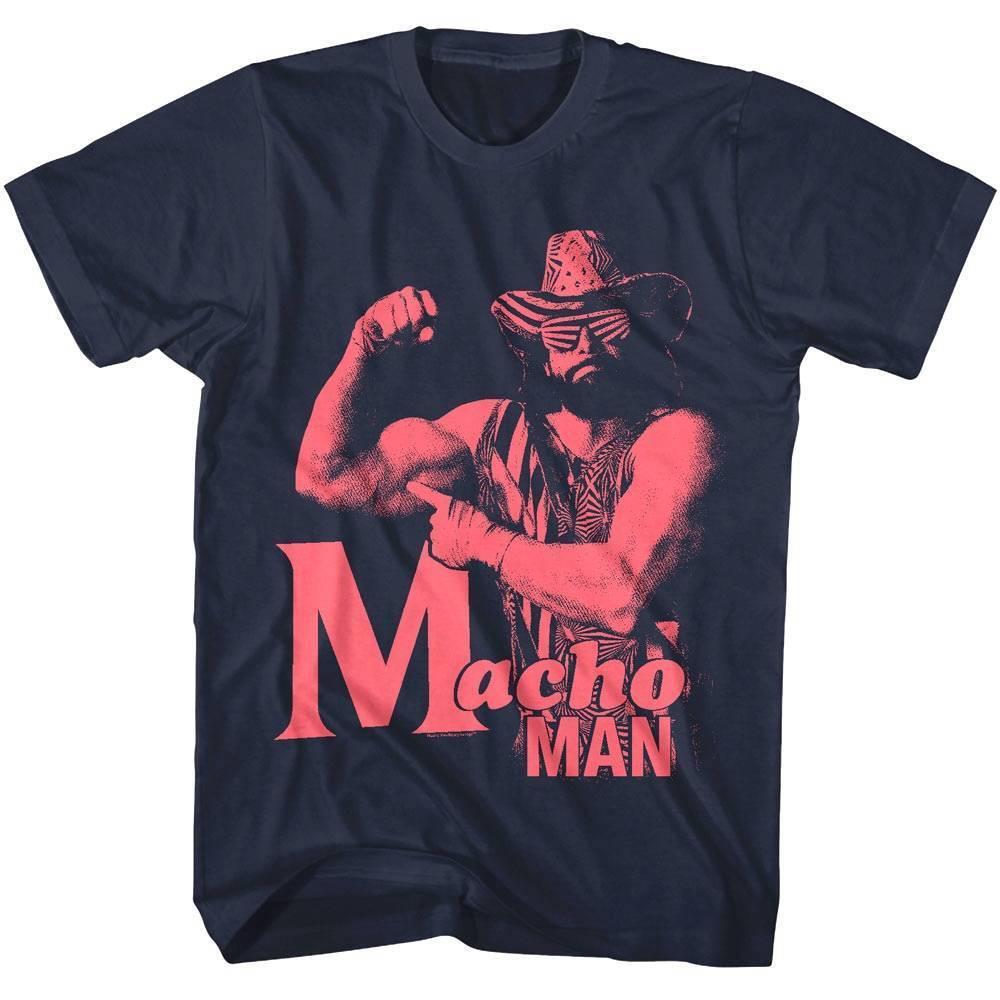 Macho Man Seeing Red Men T Shirt XL