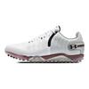 Under Armour Spieth 5 Spikeless Wide White Metallic Silver Men Sneakers 3024560-100