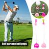 Octopus Golf Tee Hanger Plastic Anti Lost Golf Tee Ring with Strap Loss Prevention Tee Holder Golf Accessory Gift for Men Women