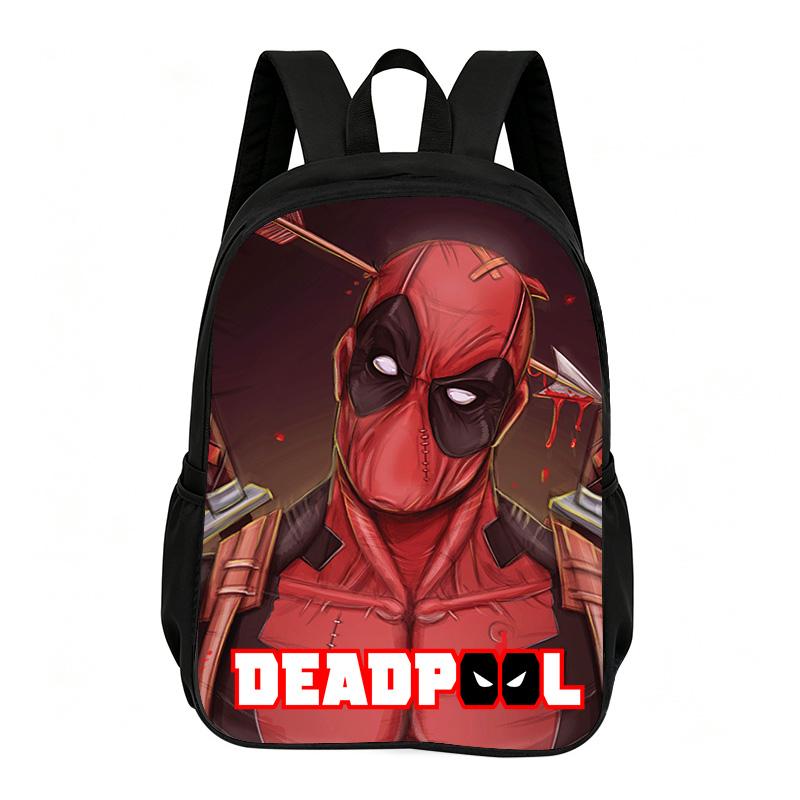 Deadpool School Luggage & Bags Backpack Backpack Fashion Schoolbag Backpack Trend Kids Gift Practical Multifunctional