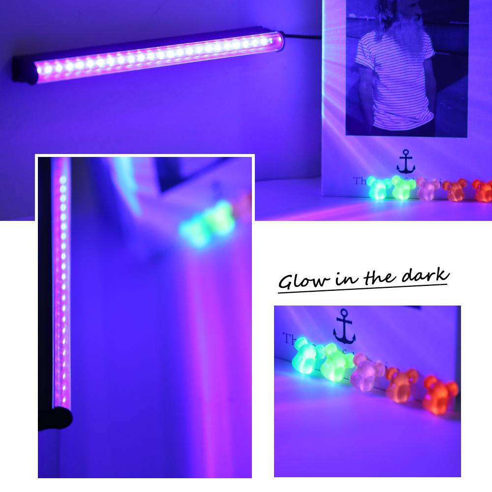 3/2/1 PCs 395 Nanometer Black Light LED UV Light T5 Tube 5V USB Plug Stage Black Light LED UV Nail Light Accessories Growth Light
