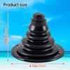 Marine Engine Cable Boot 4.72" Rubber Steering & Shift Protector for Boats, Kayaks, Yachts