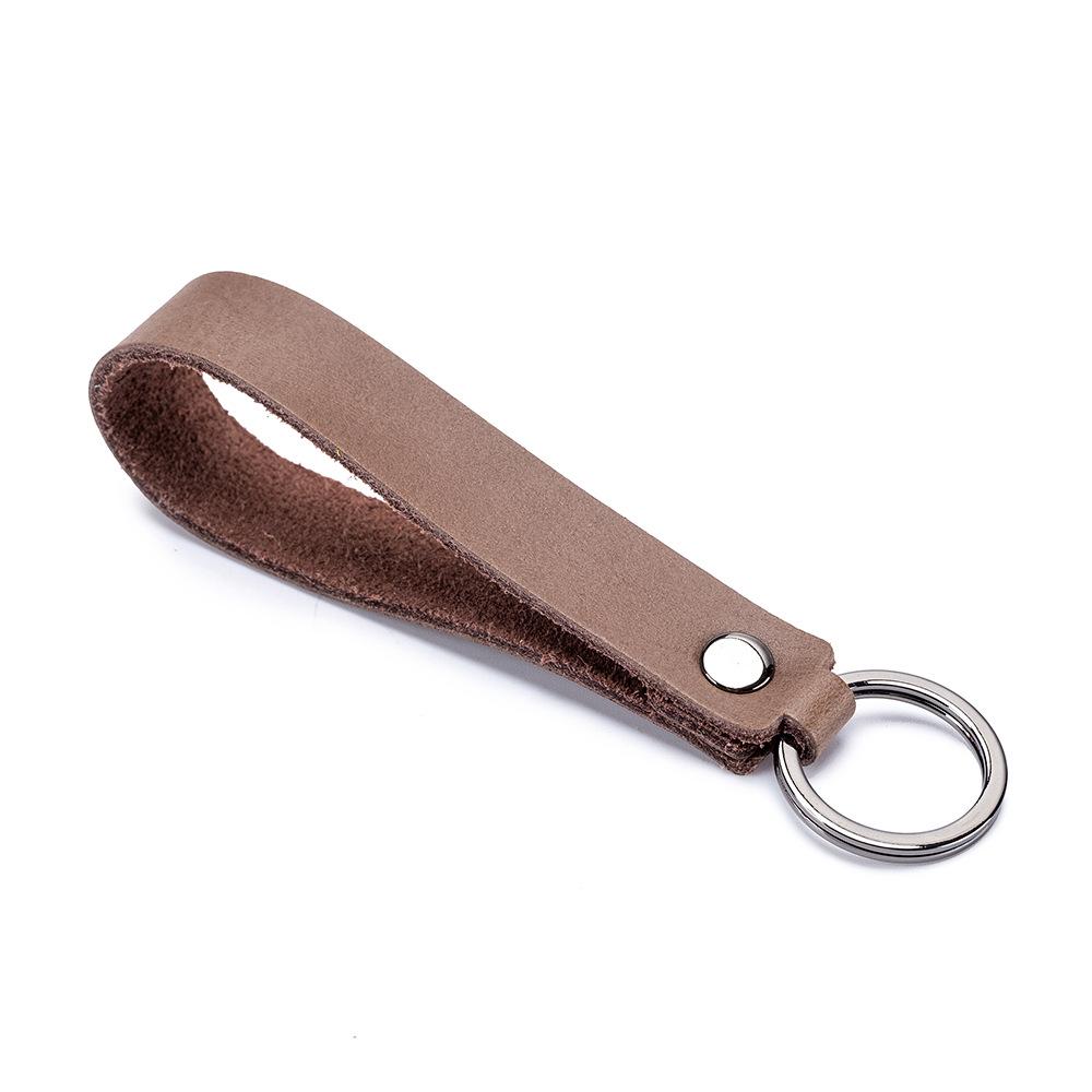 Car keychain key Car women's keychain, keychain, leather case, small gift, lanyard jewelry U disk lanyard
