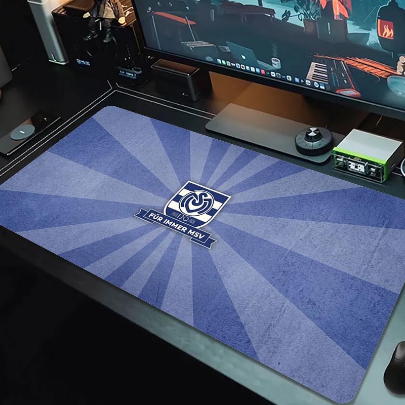 Tappetino Mouse Msv Duisburg Grande Cuscino Tavolo da Gioco Antiscivolo Laptop Tablet Mousepad Grande Tappetino XXL Mini PC Playmat Con bordo bloccato_xia