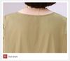 Mamas Sommer 2025 Colorblock Zweiteiler Baumwolle Locker Midilanges Kleid