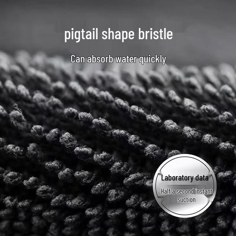 Thickened Water-Absorbent Car Wash Towel: No-Shed, Single-Sided, Cross-Border Design