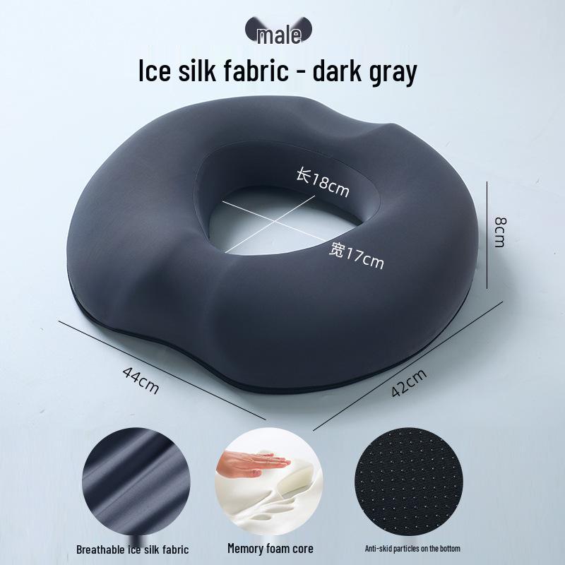 Coccyx & Sacrum Fracture Protection Lumbar Cushion - Tailbone Decompression & Support Pad 44x42x8 cm