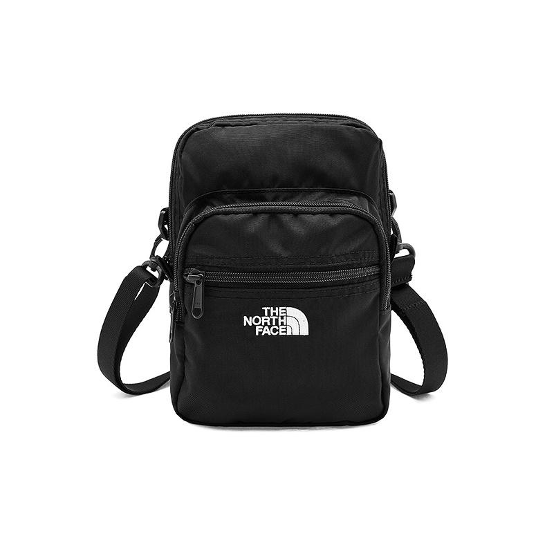 The North Face 5L Classic Small Logo Crossbody Bag Unisex Shoulder Bag Black C099-JK3 Black