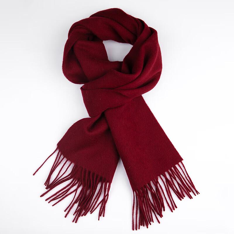 SIYUTANG Unisex 100% Wool Plain Scarf