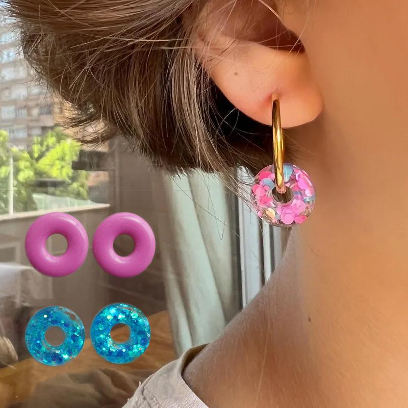 Multifuntional Jewelry Molds Heart Star Flower Pendant Silicone Molds For Resin Earrings Pendant Creative Silicone Casting Molds