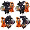 Decoración de Cumpleaños para Niños Anime Son Goku Globos con Números de Dragon Ball Set Fiesta para Niño Niña Recuerdo Decoración de Cumpleaños de Bebé de Dibujos Animados