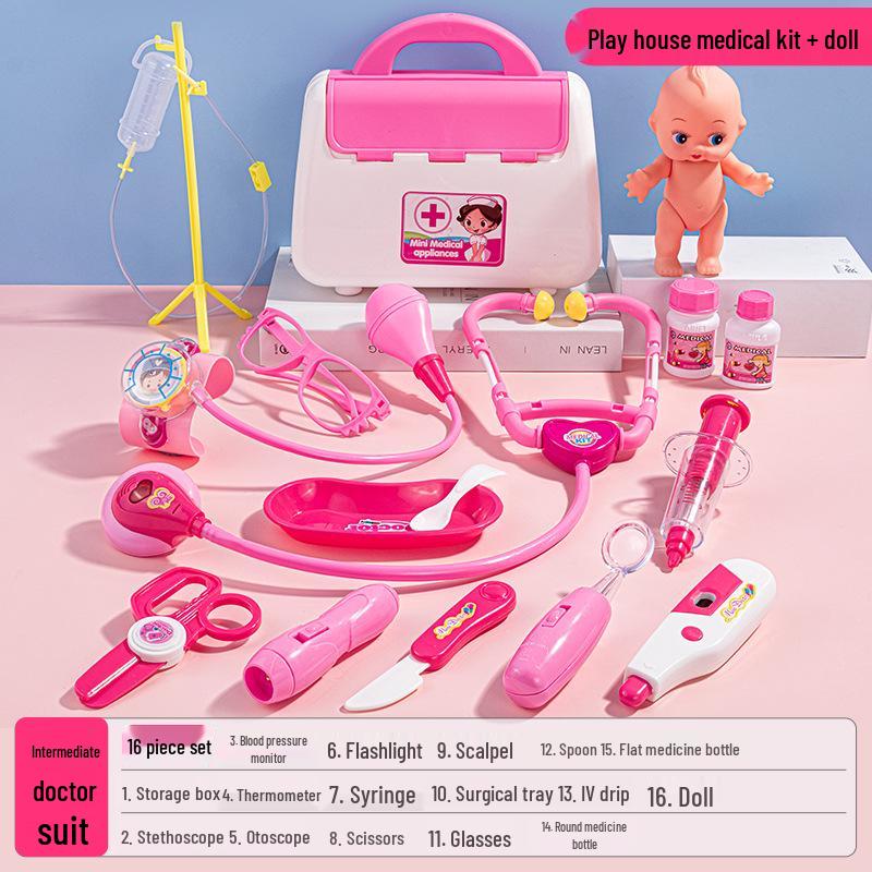 Little Doctor Medical Kit: Pretend Play Stethoscope & Nurse Tools for Kids