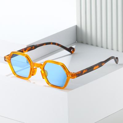 Retro Style Polarized Sunglasses Uv400 Male Green Brown Polygon Ladies Sun Glasses for Men Hexagon Summer New Eyewear