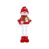50CM Christmas Telescopic Doll Dwarf Snowman Christmas Deer Decoration Christmas Reindeer Retro Small Size Christmas Ornament
