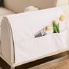 Simple Modern Solid Color Armrest Storage Bag Leather Waterproof Dustproof Sofa Armrest Cover Cloth Home Living Room Decoration