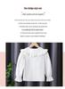Premium Girls' 100% Cotton Long-Sleeve Shirt - School Style for Spring/Autumn 2026