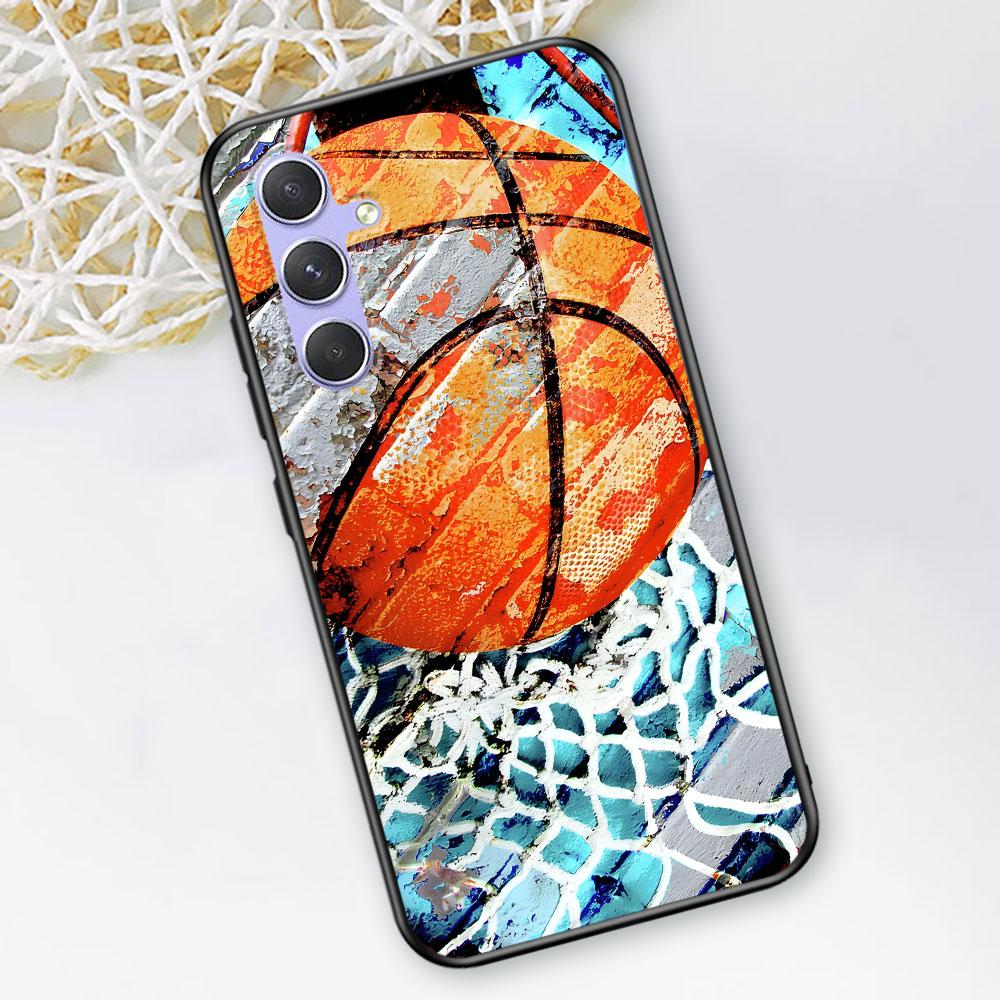 Basketball Basket Sports Case for Samsung Galaxy A51 A53 A54 A31 A52 A12 A13 A21s A22 A32 A11 A22 A33 A41 A52s TPU Phone Cover