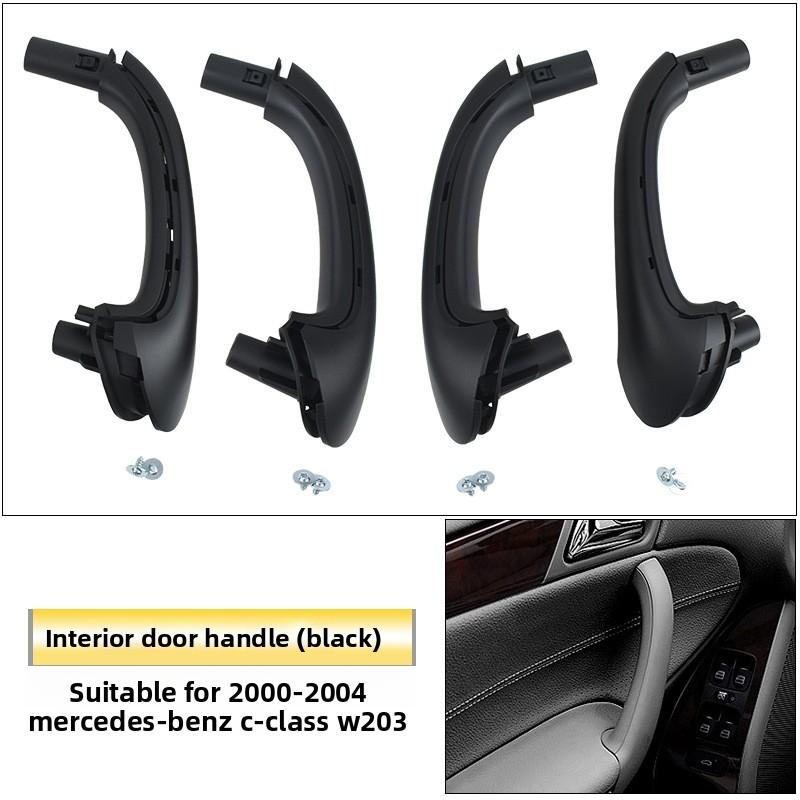 Car Inner Door Handle Trim Pull Grab Panel Handle 2038101551 2038101651 for For Mercedes Benz C-Class W203  2000-2007 Fit 4-Door Sedan Only