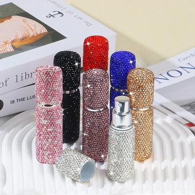 10ml Refillable Perfume Atomizer Bottle with Spray Pump Portable Travel Size Container for Fragrance Dispensing and Storage