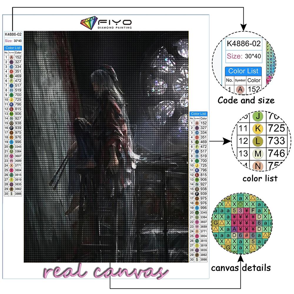 Full 5D Diy Diamond Painting Game Dark Souls 5D Diamond Painting