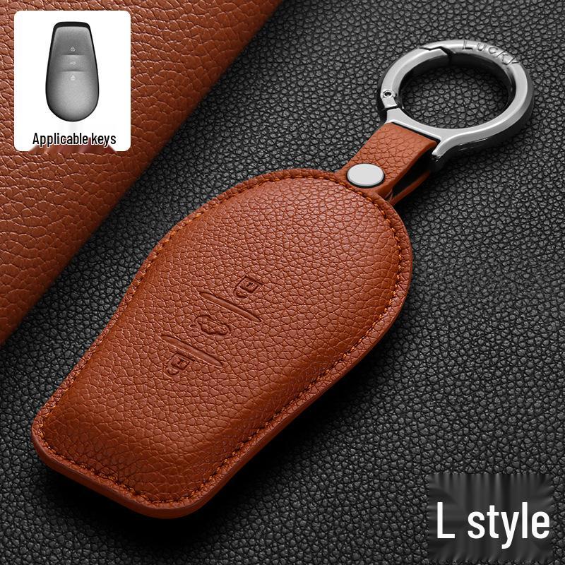 2025 Nissan N7 Key Case: Full Coverage PU Shell with High-End Buckle, Fashionable Design for Men and Women