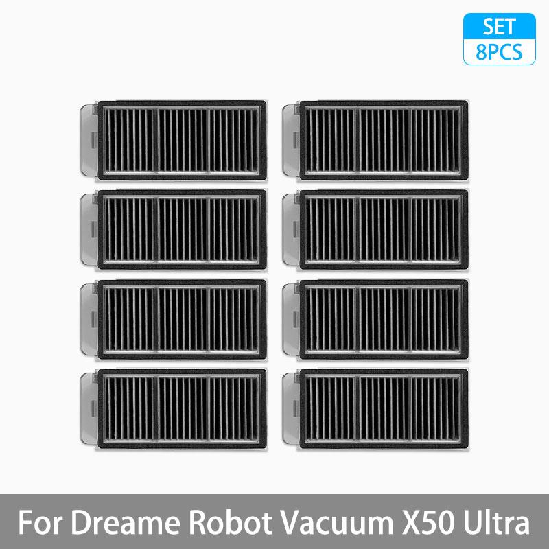 For Dreame X50 Ultra / S40 Enhanced Edition Vacuum Parts Main Roller Side Brush Hepa Filter Mop Cloth Dust Bag Accessories