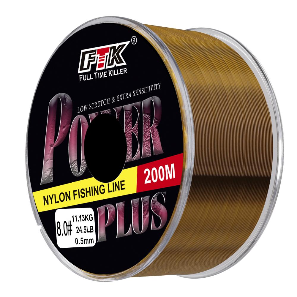 Ligne De Pêche Fluorocarbone - Super Forte Nylon - 100/500m - Haute Qualité