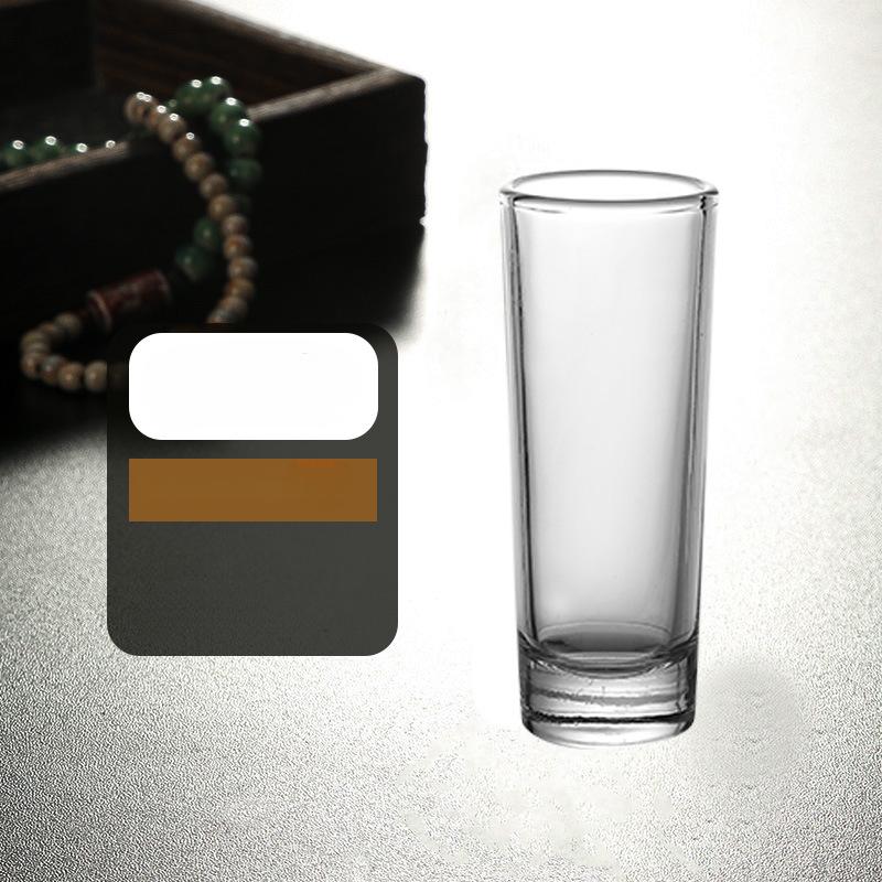 2pcs Shot Glass Set Baijiu Cup High Appearance for Restaurant Hotel High Foot Small Wine Cup Mini Cups Household Glass Wine Cup