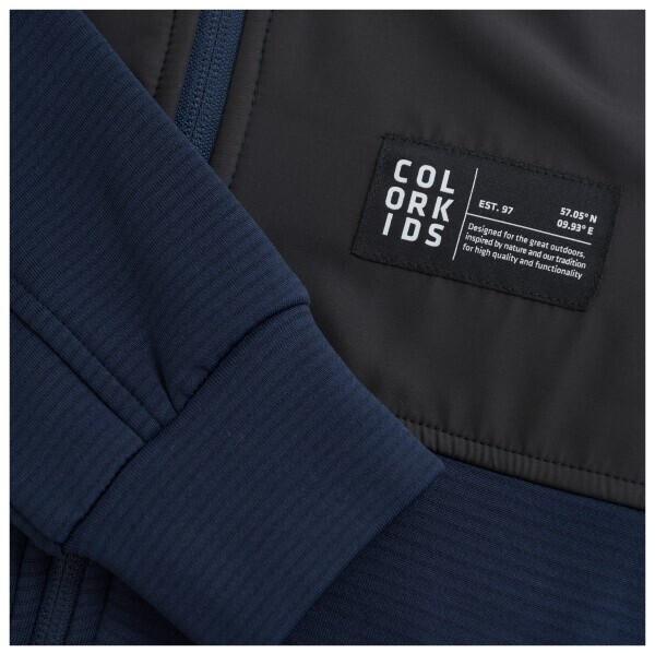 Куртка Color Kids Fleece Stretch Jacke Kapuze 742065 total eclipse