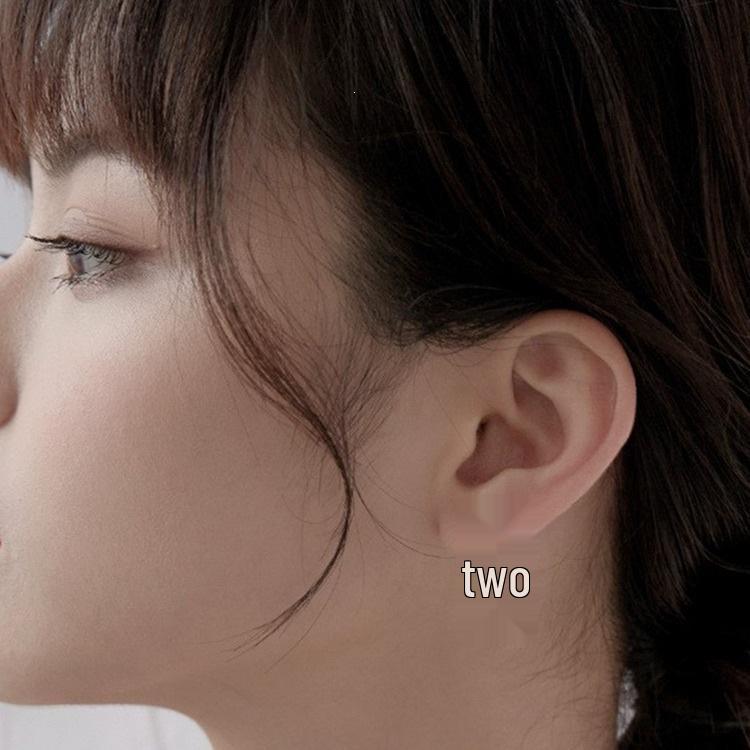Sterling Silver Square Stud Earrings for Women, Simple Cool Style, Sleep-Friendly, Trendy Design.