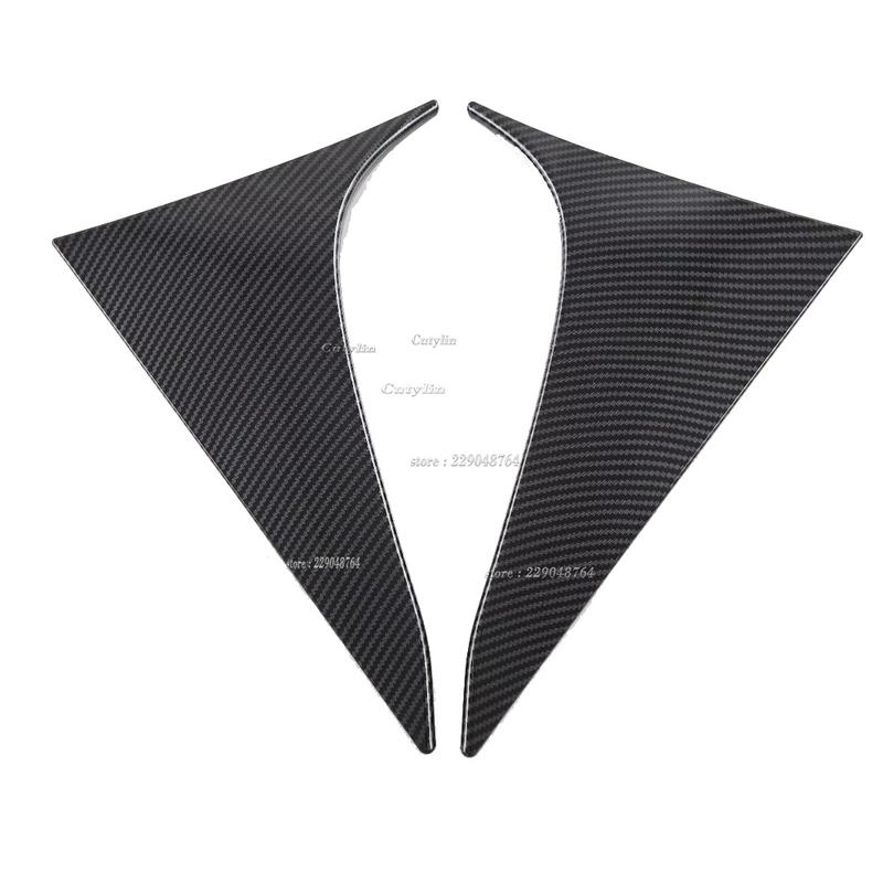 For Honda Vezel HR-V HRV Carbon Fiber Rear Window Triangle Cover Trim Decoration Exterior Accessories Car Styling