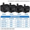 15/35/40/45W Submersible Fish Water Pump Ultra Quiet Pond Aquarium Tank Pool Waterfall Fountain Water Pump AC220V-240V