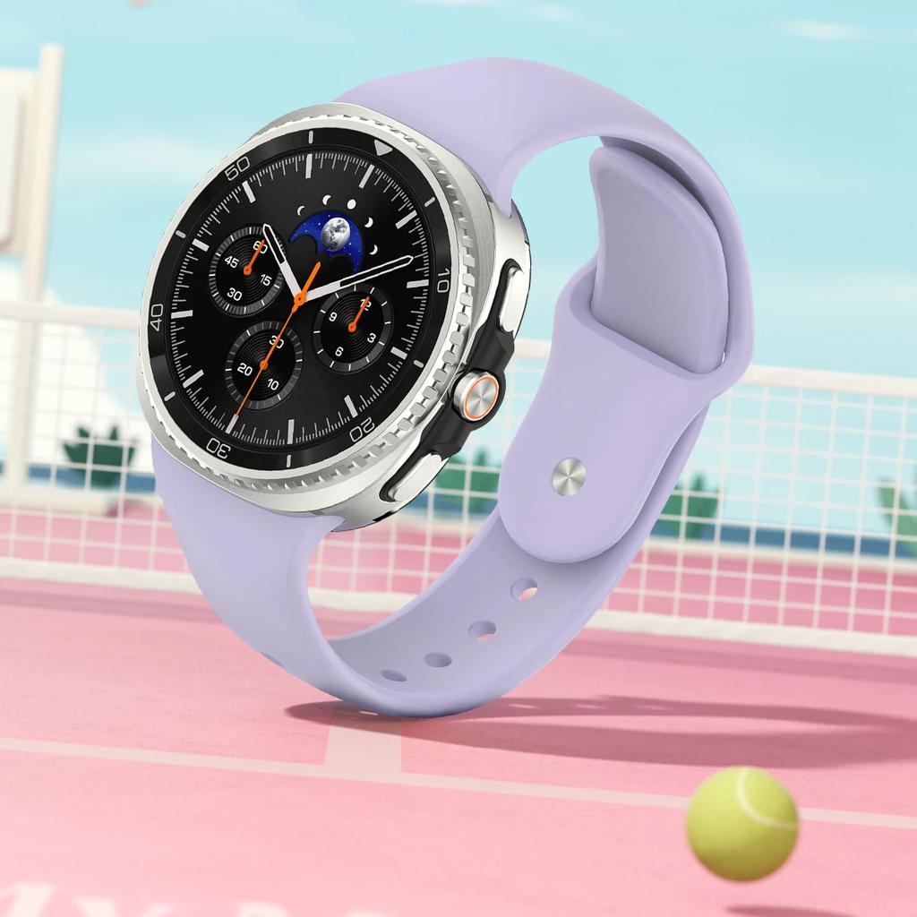 No Gap Silicone Strap For Samsung Galaxy Watch 8 Classic 46mm Sports Comfortable Bracelet For Galaxy Watch 8 40mm 44mm Wristband