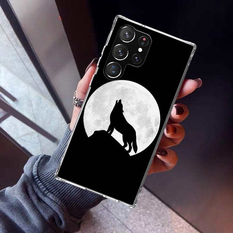 

Angry Animal Wolf Fierce Phone Case For Samsung Galaxy S23 S24 S25 Edge S26 Ultra S22 + S21 Plus S20 FE Cover Silicone Print She Samsung S24 FE