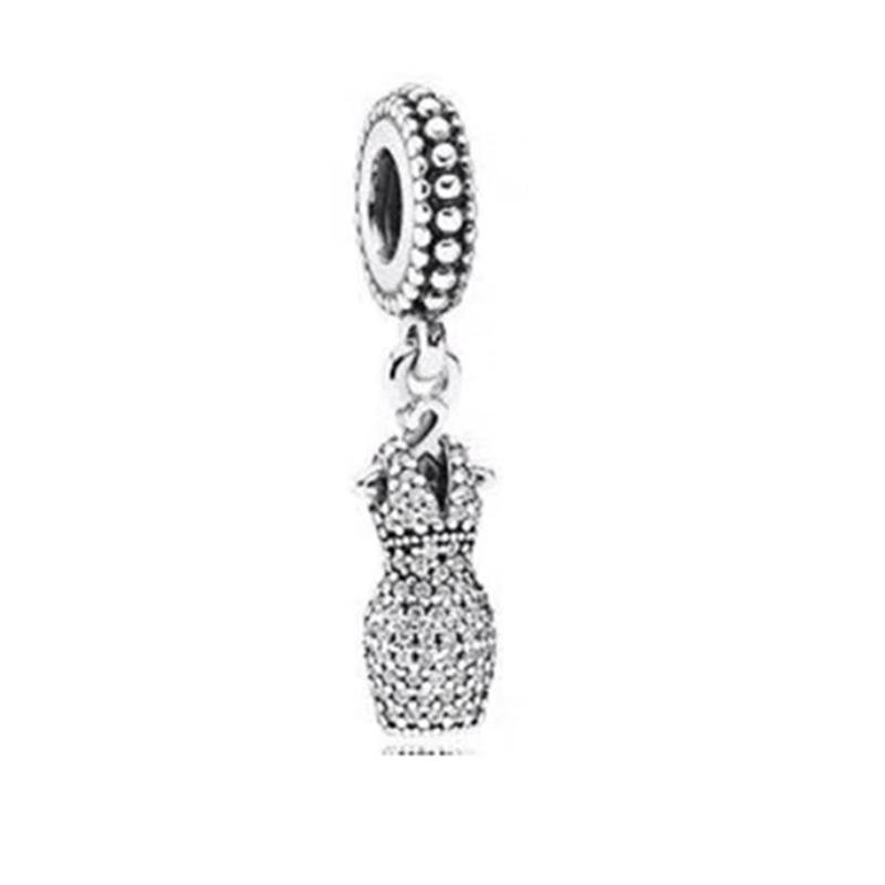 Sparkling Queen & Regal Crown Stones & Enamel Clip Snowflake Flower&Heart Charm Beads Fit Original Bracelet Diy Jewelry