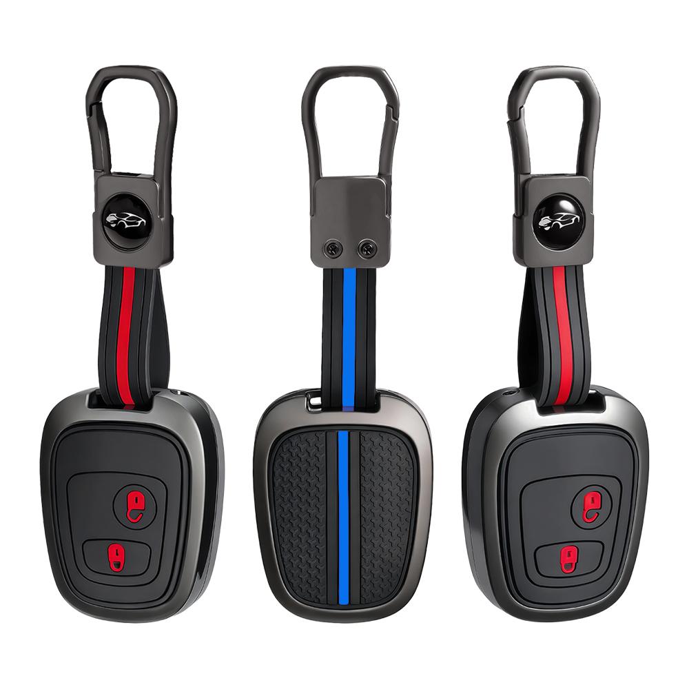 Zinc Alloy Silicone Car Key Cover Case for Peugeot 106 107 206 207 307 Citroen C1 C2 C3 C4 XSARA PICASSO Toyota AYGO Protector