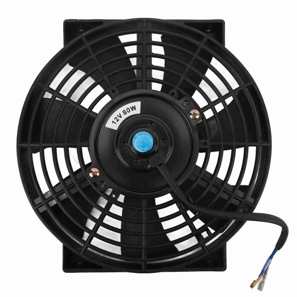 10in 12V Condenser Radiator Cooling Fan Electric AC Fan Assembly for Corolla Camry Accord Civic