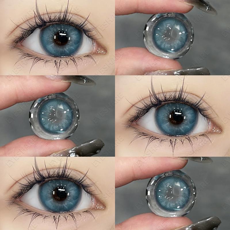 EYESHARE Natural Brown Contact Lenses for Eyes 1 Pair Gray Pupils Korean Soft Lenses New ALASKA Series Lens Contacts