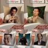 America Hot Us D-Daniel Dae Kims Cushion Cover Pillowcase Short Plush Invisible Zipper Room Sofa Cushion Cover