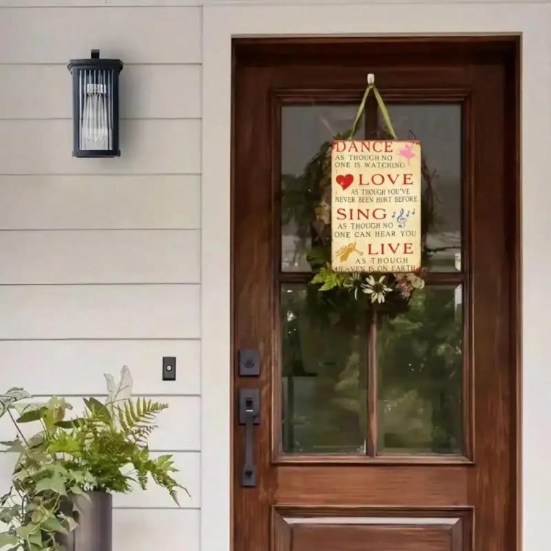 Metal Tin Wall Sign, Apple Decor, Fruit Themed Wall Art for Kitchen Home Decor 20x30cm