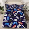 Gamepad Pattern Bed Hat Three-Piece Digital Printing Bedding Bed Hat Three-Piece Set Children Adult