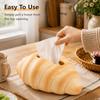 Vinyl Paper Storage Box Desktop Ornament Napkin Holder Croissant Tissue Box  Coffee Table