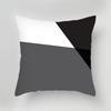 Luxury Home Decoration Cushion Cover Black Gray Dark Black and White Style Pillow Cover Office Sofa Cushion Cover