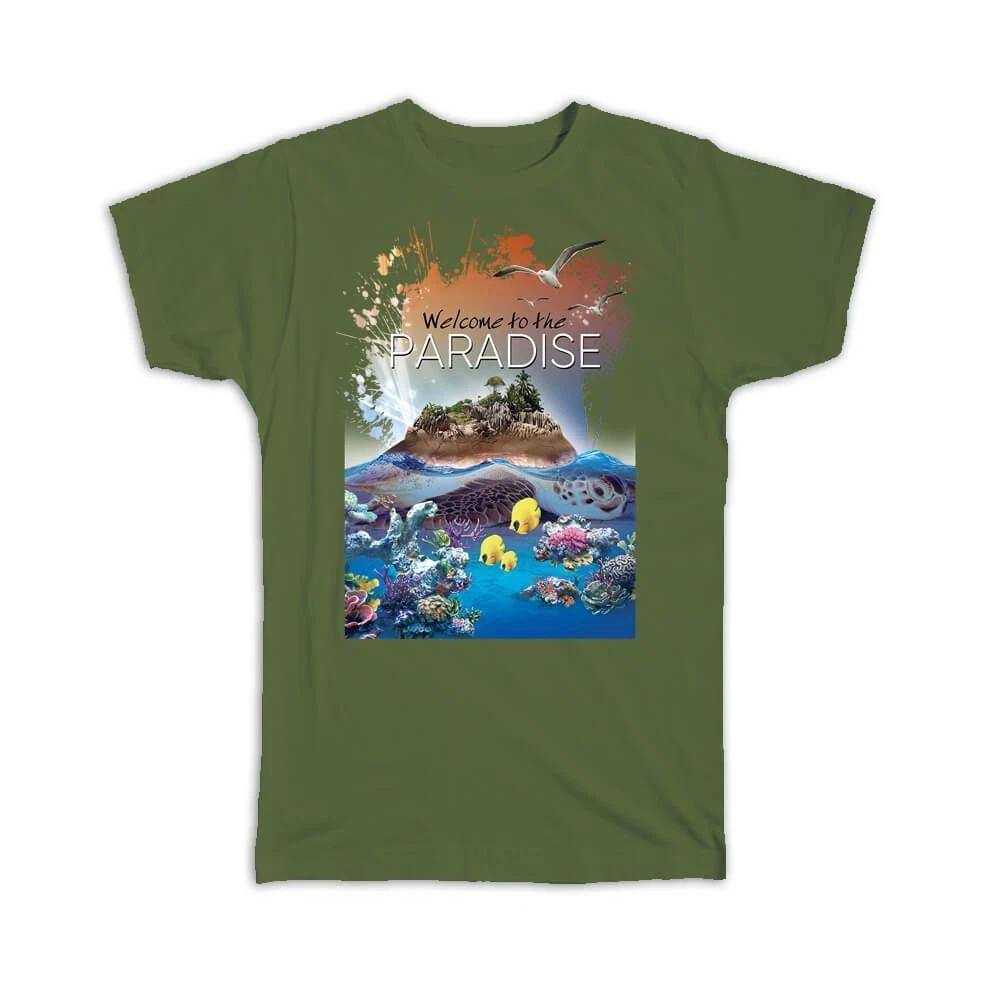 Gift T-Shirt : Ecolife Undersea Life Protection Ocean Ecological Preserve Corals 4XL