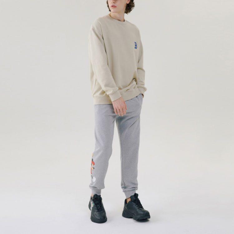MLB X Disney Sweatshirts Unisex Beige Crew Neck Moderate Other 31MTK2011-43B