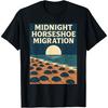 Midnight Horseshoe Shirt Crab Migration Full Moon Delaware T-Shirt